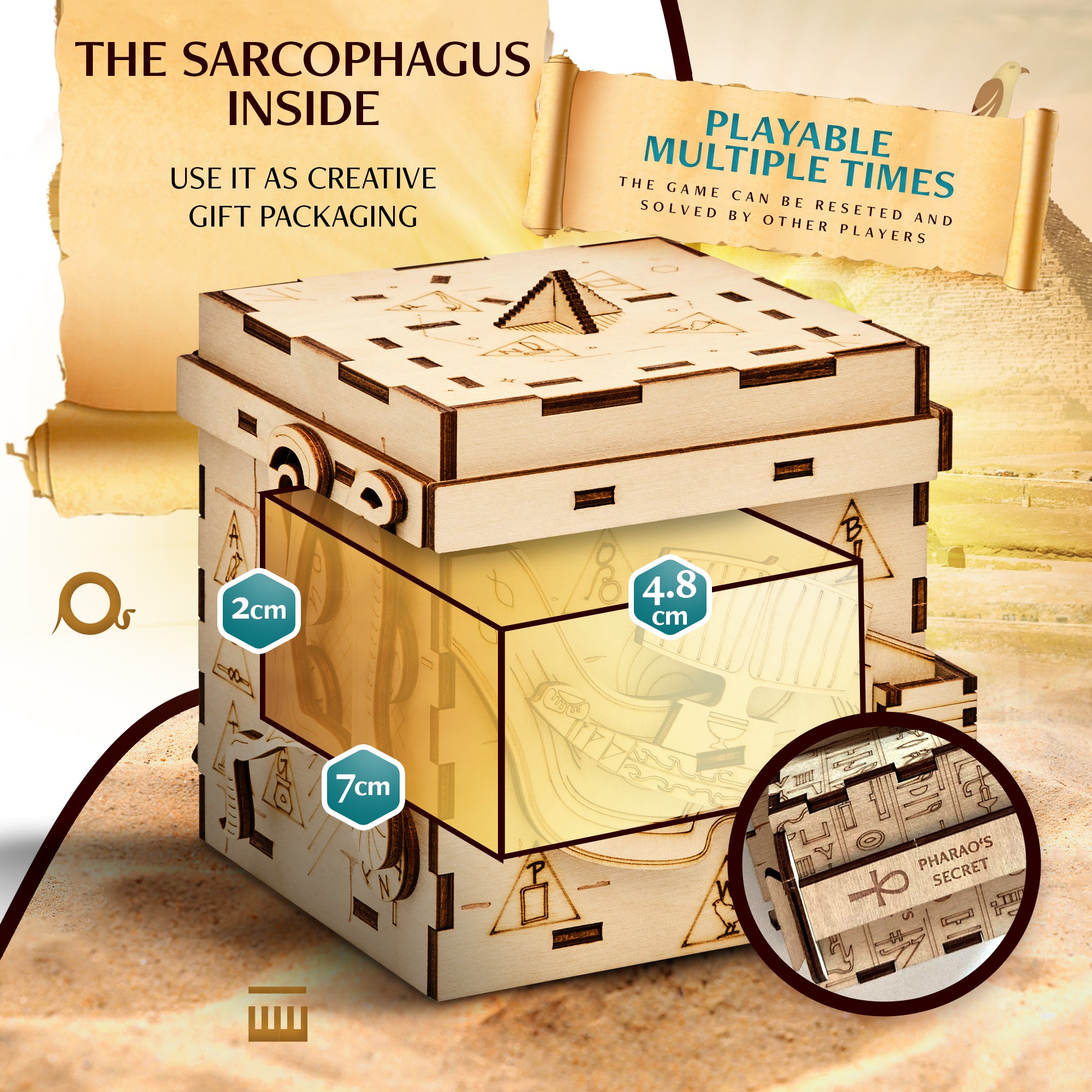 EL SECRETO DEL FARAON - Caja Puzzle
