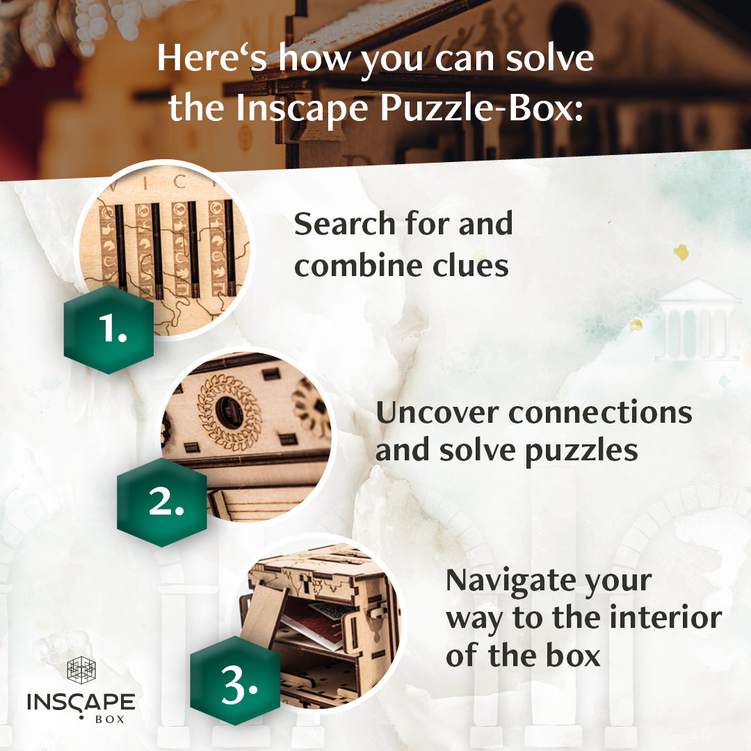Puzzle Box Bundle Pharaoh´s Secet + Caesar´s Riches + Maya´s Myths