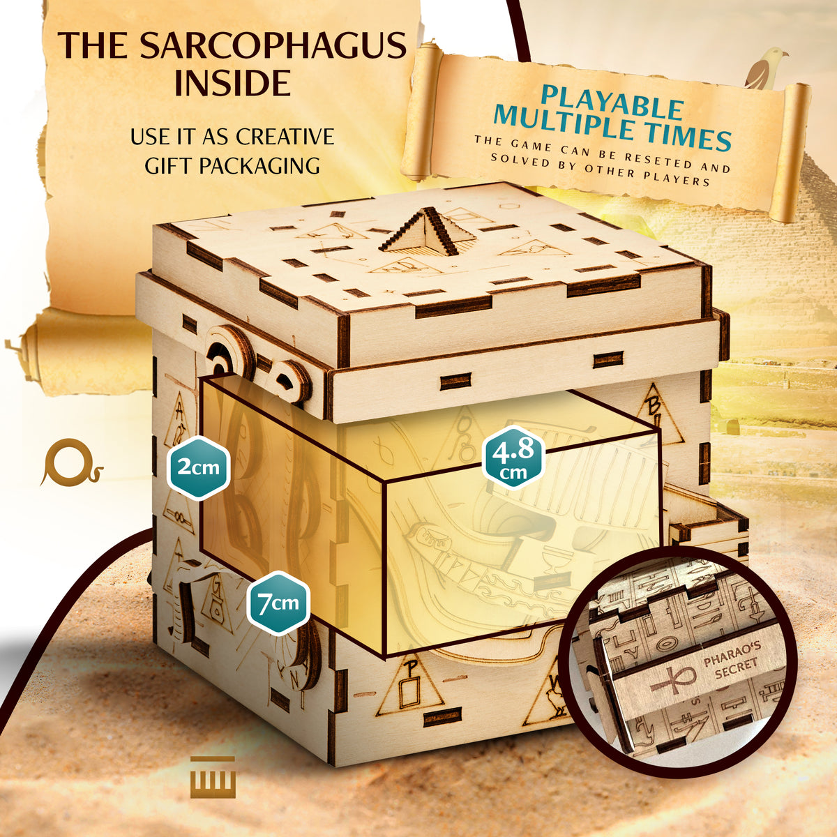 Pharaoh's Secret – Puzzle Box