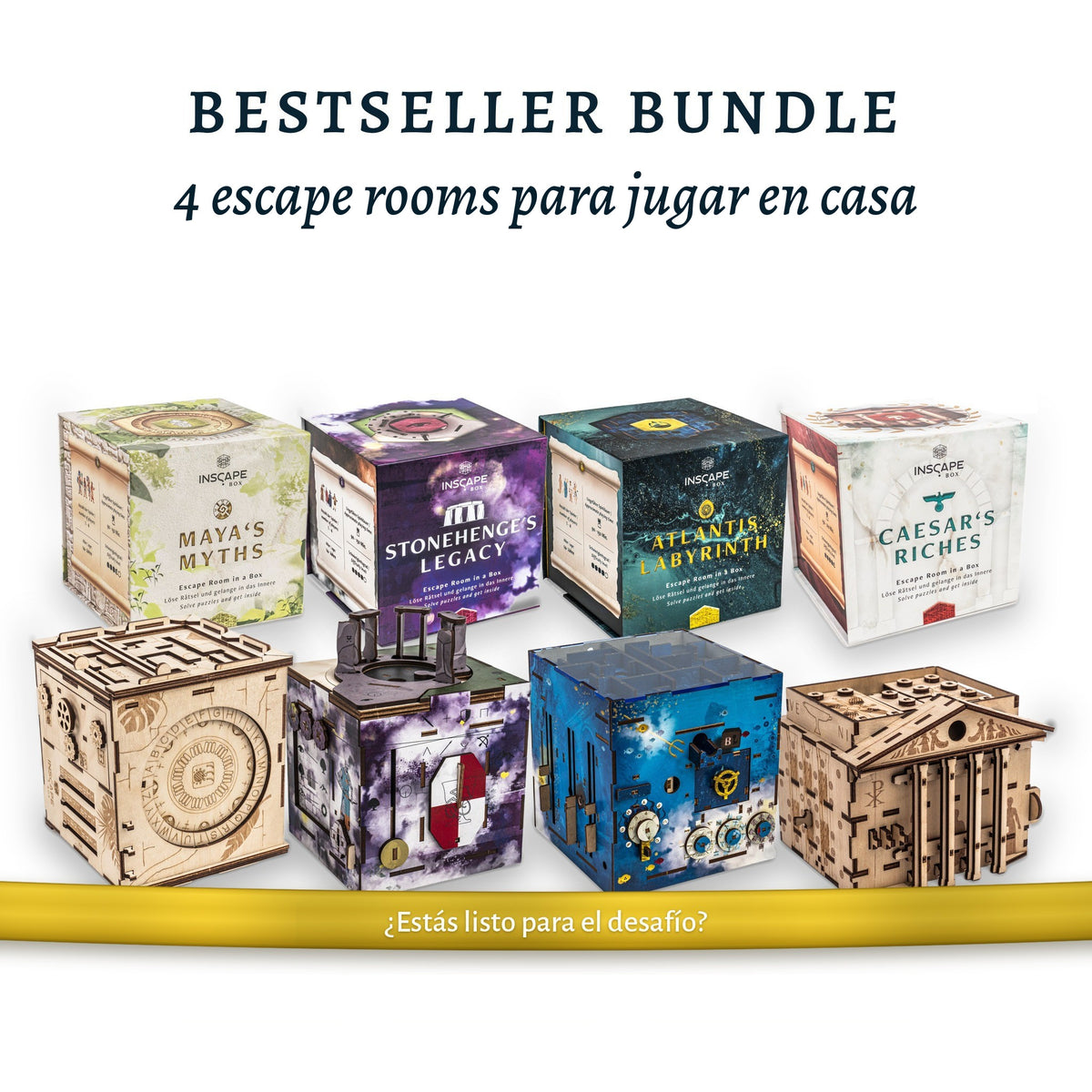 INSCAPE Bestseller Bundle – 4 Puzzle Boxen im Set