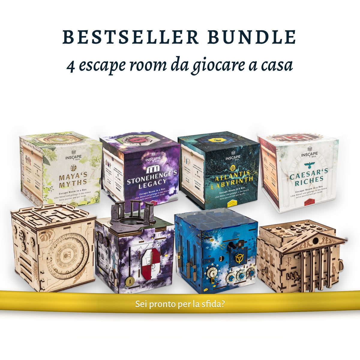 INSCAPE Bestseller Bundle – 4 Puzzle Boxen im Set