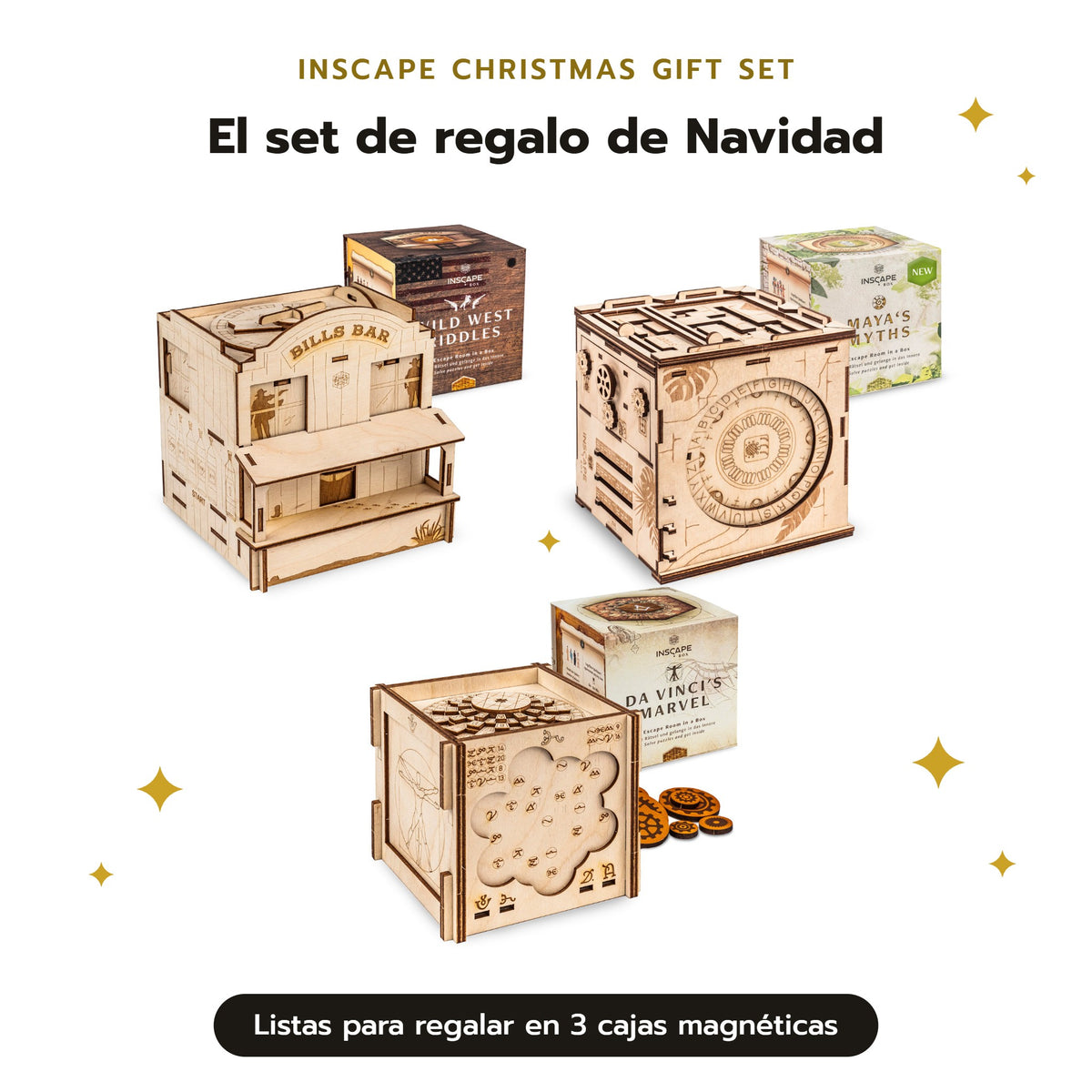 INSCAPE Christmas Gift Set – 3 Puzzle Boxen