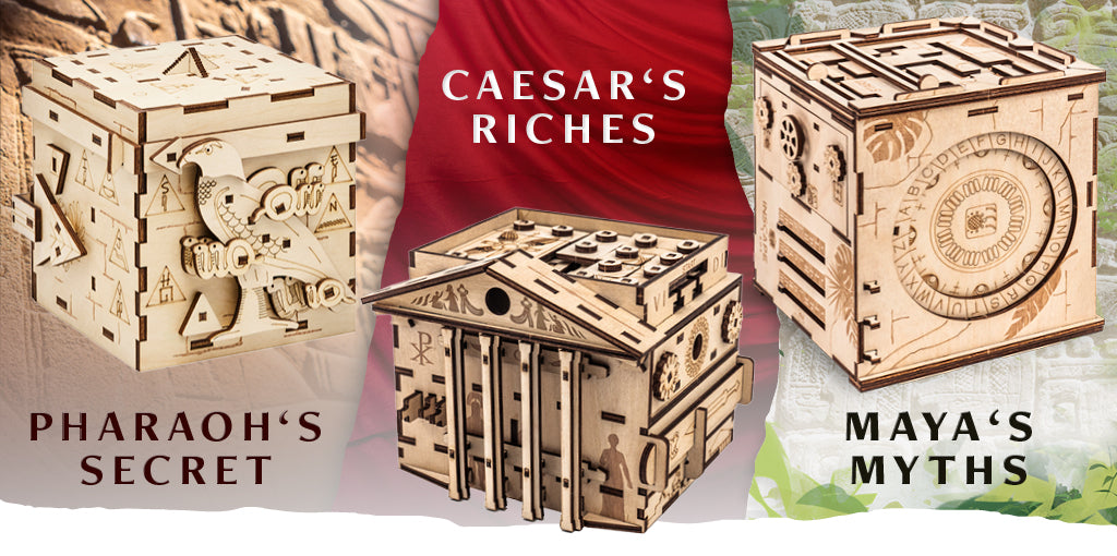 Mystery Puzzle Box Gift Bundle
