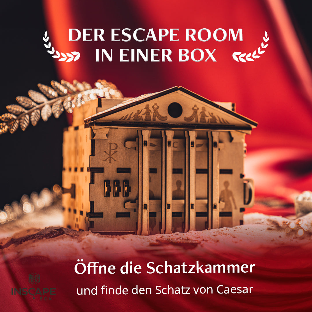 INCAPE Pharaoh's Secret - caja de rompecabezas de madera - caja de  rompecabezas - juego de sala de escape para adultos y niños - juegos de