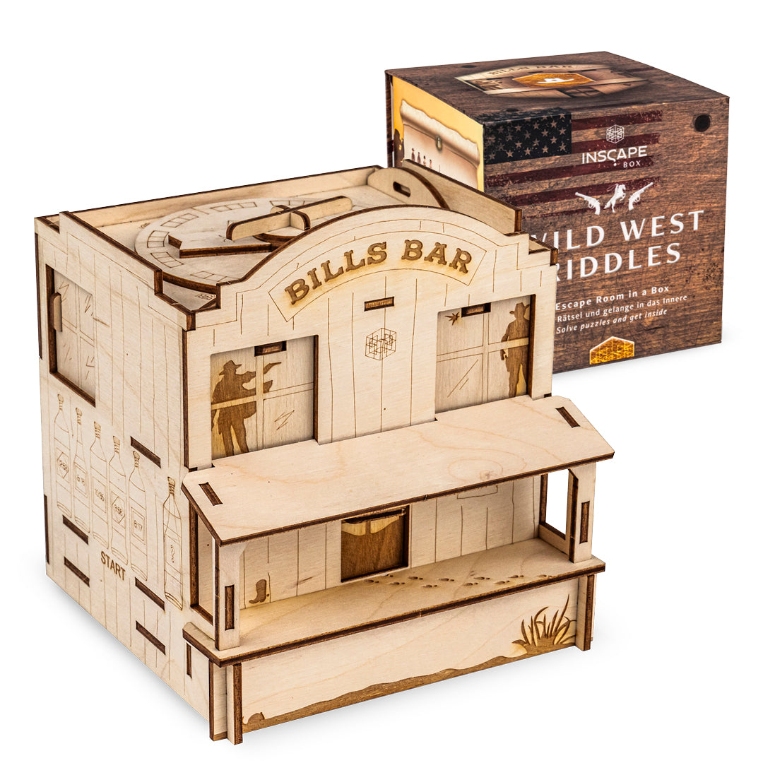 WILD WEST RIDDLES - PUZZLE BOX