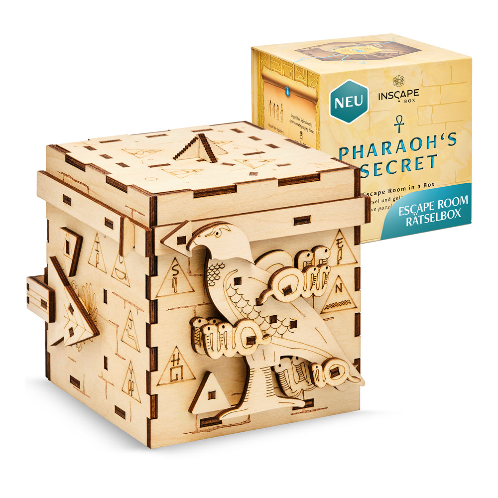 PHARAOH'S SECRET PUZZLE BOX